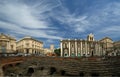Catania Roman Amphitheatre (panorama)