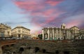 Catania Roman Amphitheatre (panorama), Sicily