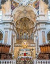 Basilica della Collegiata in Catania, Sicily, southern Italy. Royalty Free Stock Photo
