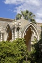 Benedictine Monastery of San Nicolo l\'Arena with neo-Gothic and Arab-Moorish style Caffeaos, Catania, Sicily, Italy Royalty Free Stock Photo