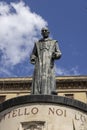 Monument to Blessed Giuseppe Dusmet in memory of archbishop who helped the poor, Catania, Sicily, Italy