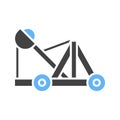 Catapult icon vector image.