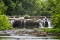 Upper Cataract Falls - Cataract Falls State Recreation Area - Owen County, Indiana Royalty Free Stock Photo