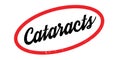 Cataracts rubber stamp