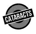 Cataracts rubber stamp