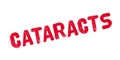 Cataracts rubber stamp