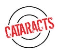 Cataracts rubber stamp