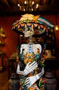 Catrina Ceramic Statue, Day of the Dead, Mexico Royalty Free Stock Photo