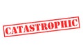 CATASTROPHIC Rubber Stamp Royalty Free Stock Photo