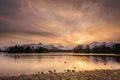 Catbells above Derwent Water Royalty Free Stock Photo