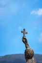 Catcher of a Cross statue