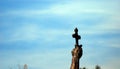 Catcher of a Cross, a statue in Ohrid, Macedonia
