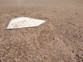 Baseball Home Plate Royalty Free Stock Photo