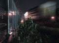 Catching lights and freights Royalty Free Stock Photo