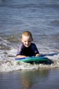 Catching the waves Royalty Free Stock Photo