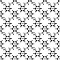 Catechol molecule pattern seamless vector Royalty Free Stock Photo