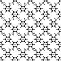 Catechol molecule pattern seamless vector
