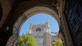 Cathedal of Sevilla from Puerta del Pardon Gate in Spain