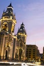 Catedral on plaza de armas mayor lima peru