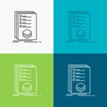 Categories, check, list, listing, mark Icon Over Various Background. Line style design, designed for web and app. Eps 10 vector Royalty Free Stock Photo