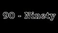 The category of tens is `ninety`. We learn to count from 10 to 100. The study of the English language.