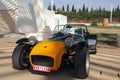 CATERHAM SUPER 7 - 1991 - ATHENS CONCOURS D`ELEGANCE, GREECE Royalty Free Stock Photo