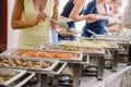 Catering buffet wedding event Royalty Free Stock Photo