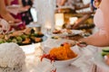 Catering buffet wedding event Royalty Free Stock Photo