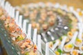 Catering canapÃÂ© Royalty Free Stock Photo