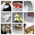 Catering collage Royalty Free Stock Photo