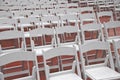 Catering or Event Folding Chairs in Rows