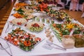 Catering food wedding buffet