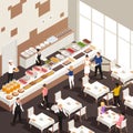 Catering Isometric View