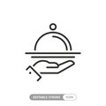 Catering service icon vector