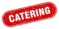 catering sign. catering grunge stamp. Royalty Free Stock Photo