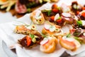 Catering snacks, appetizers or finger food