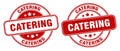 Catering stamp. catering label. round grunge sign Royalty Free Stock Photo