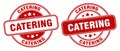 Catering stamp. catering label. round grunge sign