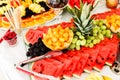 Catering Table With Different Kind Of Fruits