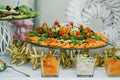 Catering wedding food buffet Royalty Free Stock Photo