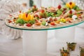 Catering wedding food buffet Royalty Free Stock Photo