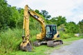 Caterpillar Construction Equipment, Excavator Royalty Free Stock Photo