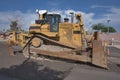 Caterpillar D9R Tractor side view Royalty Free Stock Photo