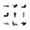 Caterpillar icon or logo isolated sign symbol vector illustration