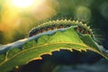 Caterpillar, insect and pest, agriculture, nature and wildlife