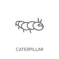 Caterpillar linear icon. Modern outline Caterpillar logo concept