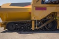 Caterpillar of a modern tractor Royalty Free Stock Photo