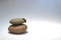 Caterpillar on pebbles