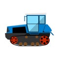 Caterpillar tractor Royalty Free Stock Photo