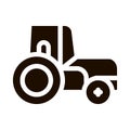 Caterpillar Tractor Vehicle Vector Icon